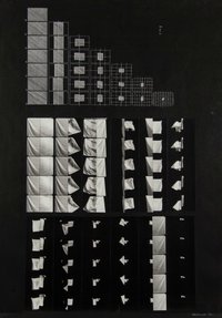 Maurer Dóra: Schemata and stills from the 16mm film "Timing" II. 1973-1980